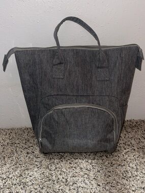 Gray Diaper Bag